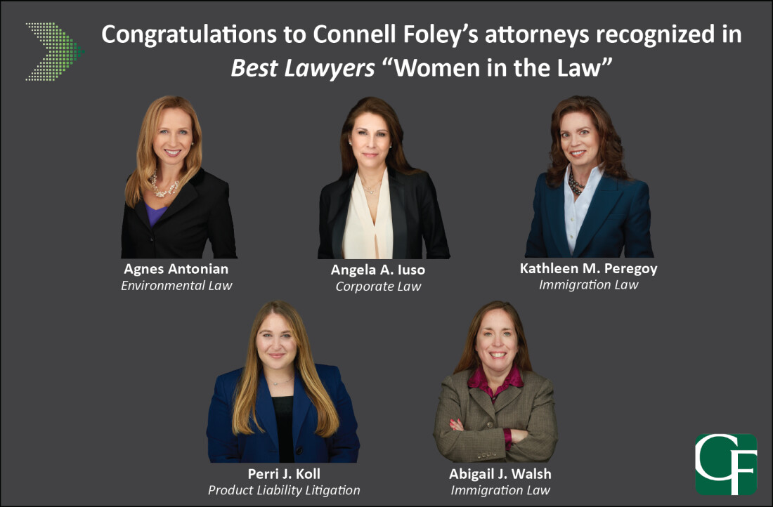 Five Connell Foley Attorneys Recognized In 2021 Best Lawyers Women In